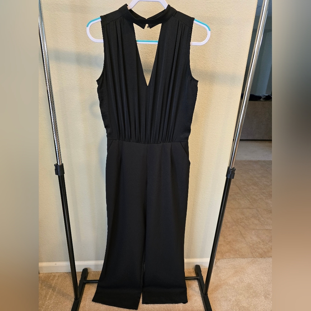 V-neck Jessica Simpson Black Wide Leg Jumper